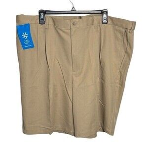 Haggar Cool 18 Pro Gabardine Khaki‎ Shorts Pink Size 44